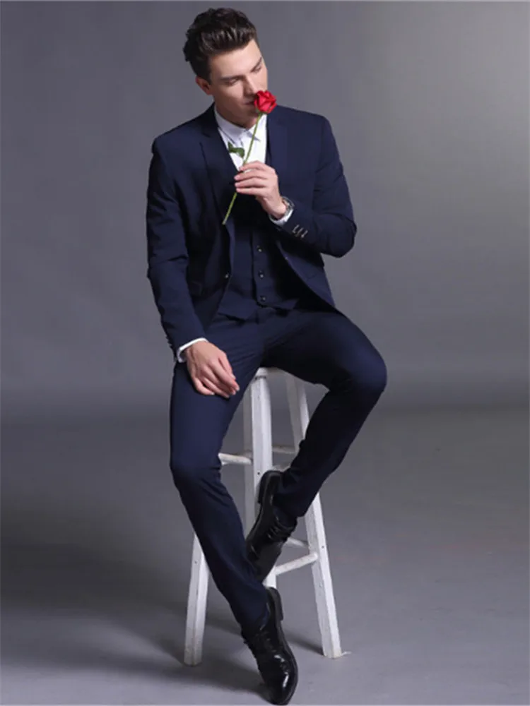 Новые Классические Для мужчин костюм Smolking костюм Terno Slim Fit Easculino вечерние костюмы для Для мужчин торжественное платье на свадьбу в стиле смокинга жениха