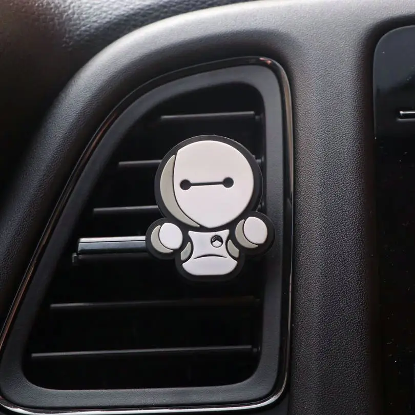 Cartoon Air Freshener Perfume Car Diffuser Smell Car Interior Accessories Air Condition Vent Outlet Fashion Cool - Название цвета: Baymax