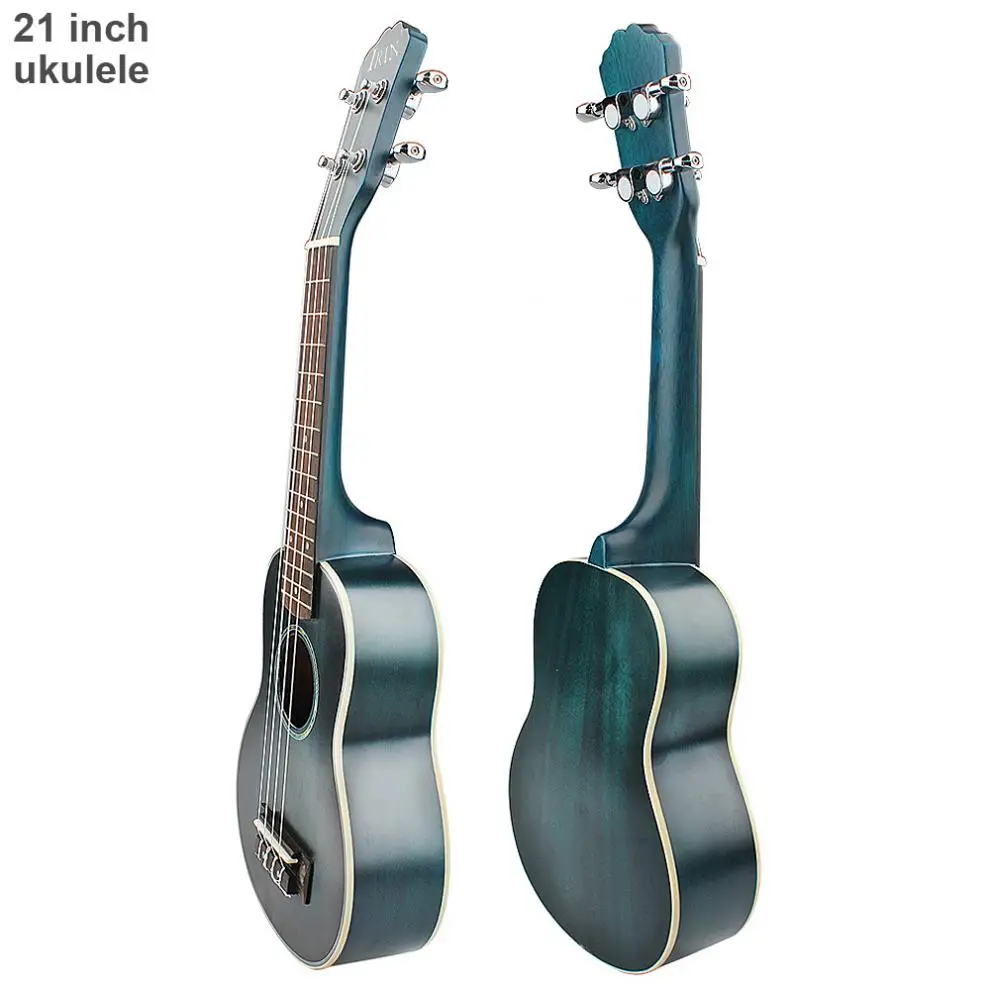 

21 Inch Soprano Ukulele Spruce Wood 15 Fret Four Strings Hawaii Guitar with Abalone Shell Edge Sound Hole Musical Instruments