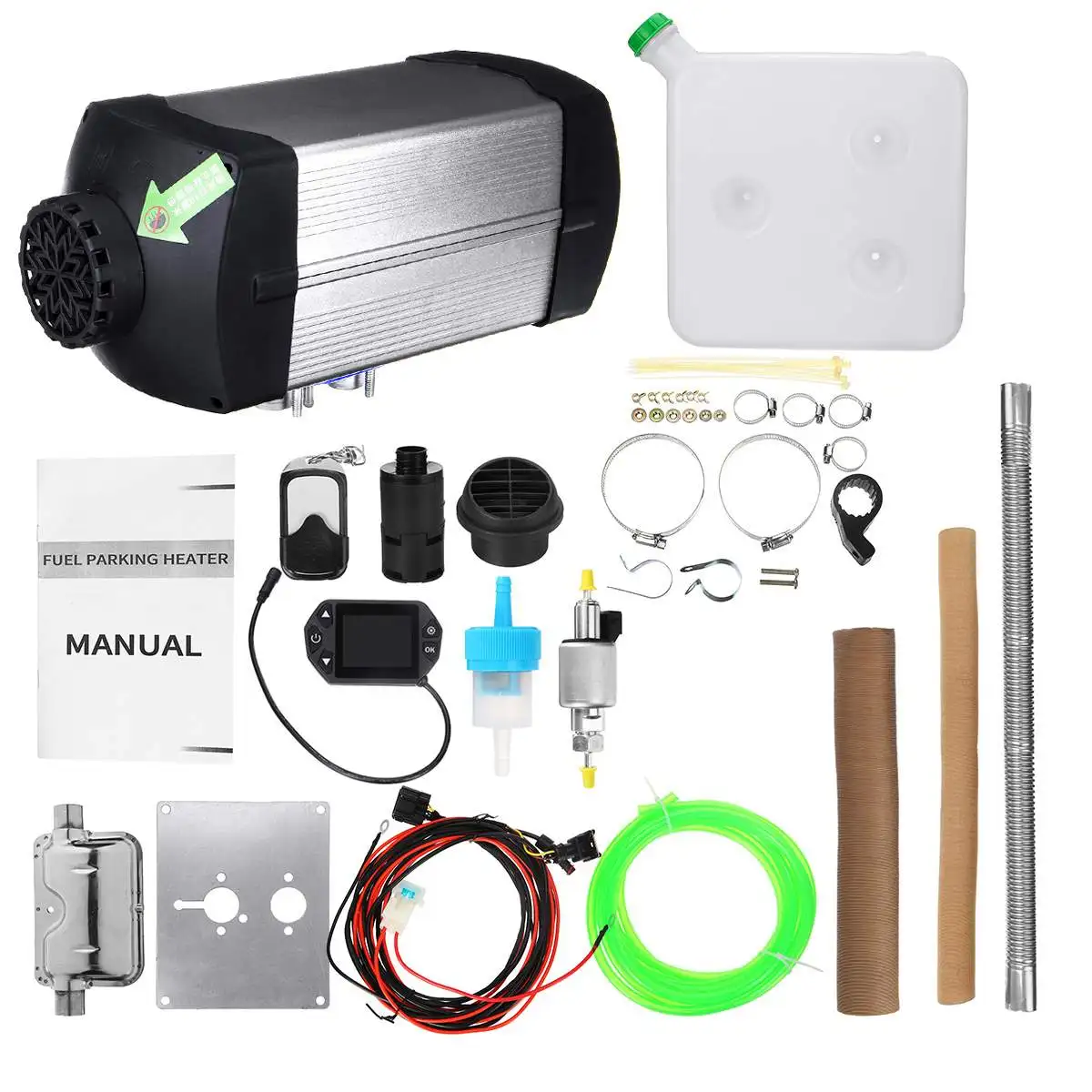 1-8KW 12V автомобильный обогреватель Дизельный подогреватель воздуха 8KW черный ЖК-термостат пульт дистанционного управления для автомобиля лодка жилой автофургон трейлер грузовики новейшие