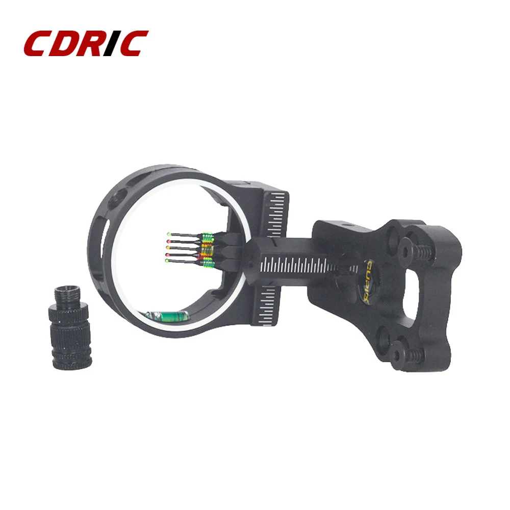 Tiro com Alvo com Luz para ao ar Ajustável Pinos Arco Vista Fibra Totalmente Montado Cnc Usinado Caça Livre Tático Tp1550 5