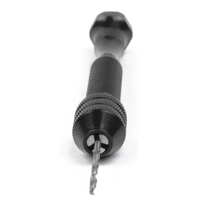 Mini Hand Drill,Precision Pin Vise Woodworking Hand Drill, miniature drill+ 10pcs Mini Micro-Drill bit set with keyless Chuck
