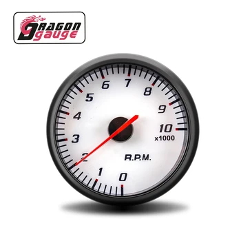 

「DRAGON」 60mm Car Tachometer RPM Meter With Gauge Rack High-end Car Gauge Racing Grade Meter Fit for 12V Car