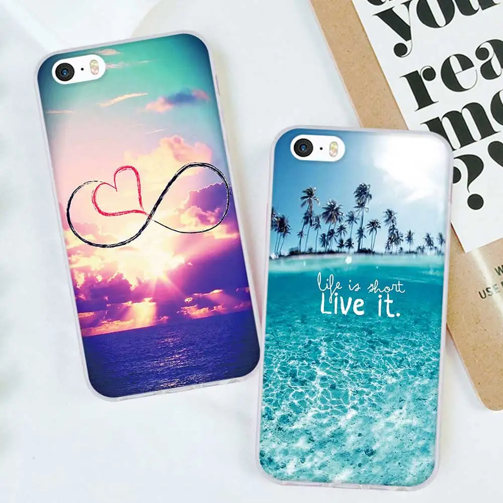 8字日出、海边椰树-1