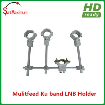 

Mulitfeed Ku band LNB holder LNBF Bracket Hold up to 4 LNB on ku dish antenna