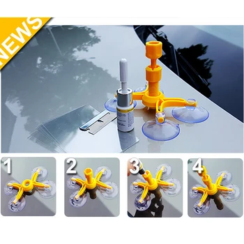 

Car Auto Glass Windscreen Windshield Repair Tool DIY Dent Remove Car Kit Wind Glass Hand Tools For Chip & Crack Repair Tool Kits