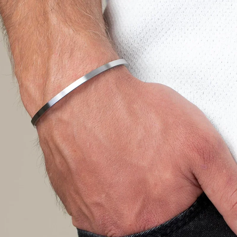 Strand Bead Chain Bracelet Men Handmade Stone Bead Bracelet For Men Jewelry