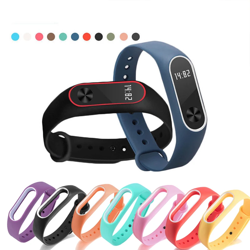 Mode Handgelenk Gurt F r Xiaomi Mi Band2 Silikon Smart Armband G rtel 