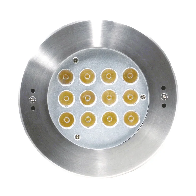 12x2W White warm white RGB 12V/24V Underwater LED Fountain lights for Swimming pool decoration