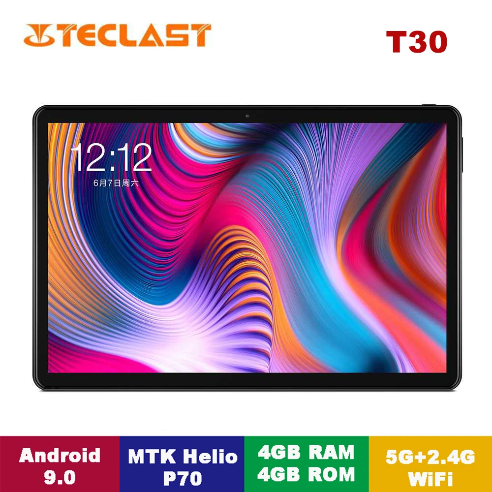 Teclast T30 Android 9 0 Tablet 10 1 Inch Tablet Pc 4gb Ram 64gb Rom Mtk Helio P70 4g Dual Wifi Octa Core 19 10 Ips Notebook Tablets Aliexpress