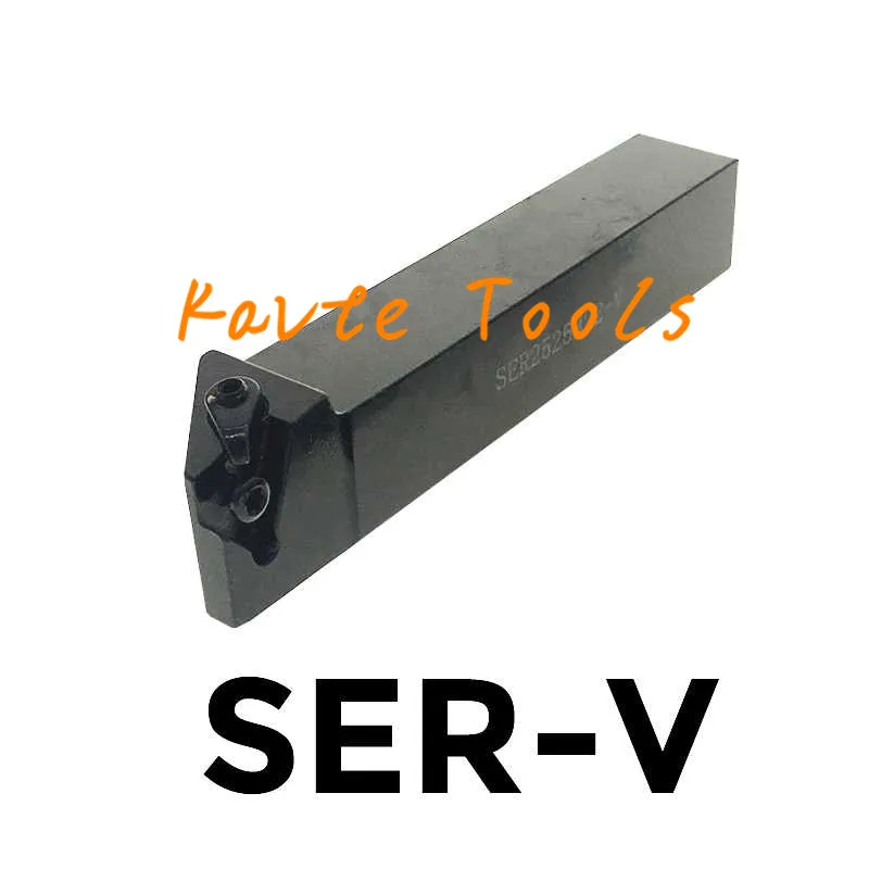Vertical external thread cutter bar SER1616H16-V SERK16-V SER2525M16-V SERK22-V SER2525M22-V SER3232P22-V 1PCS lathe tool