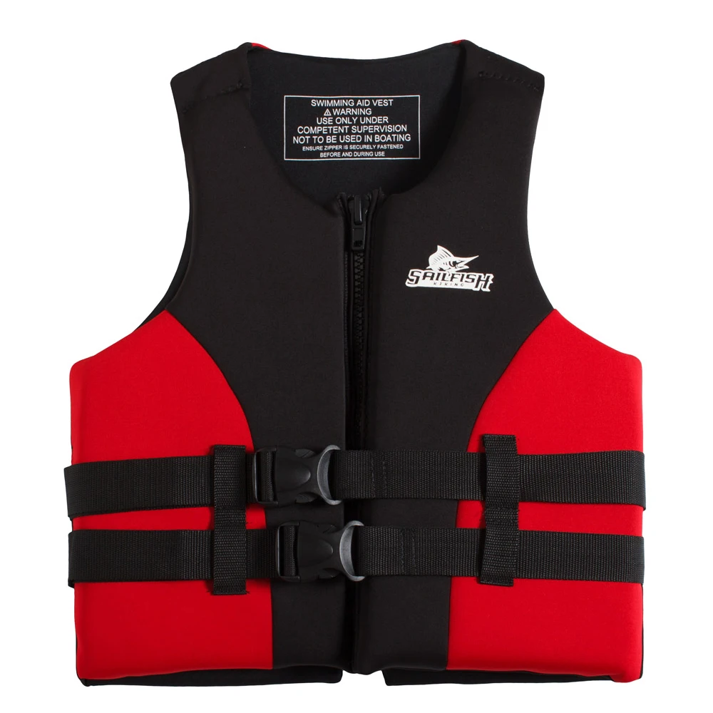 Professional Life Jacket Neoprene Safety Life Vest for Water Ski Rescue Drifting  Fishing  Life Vest Swimming Floating Cloth