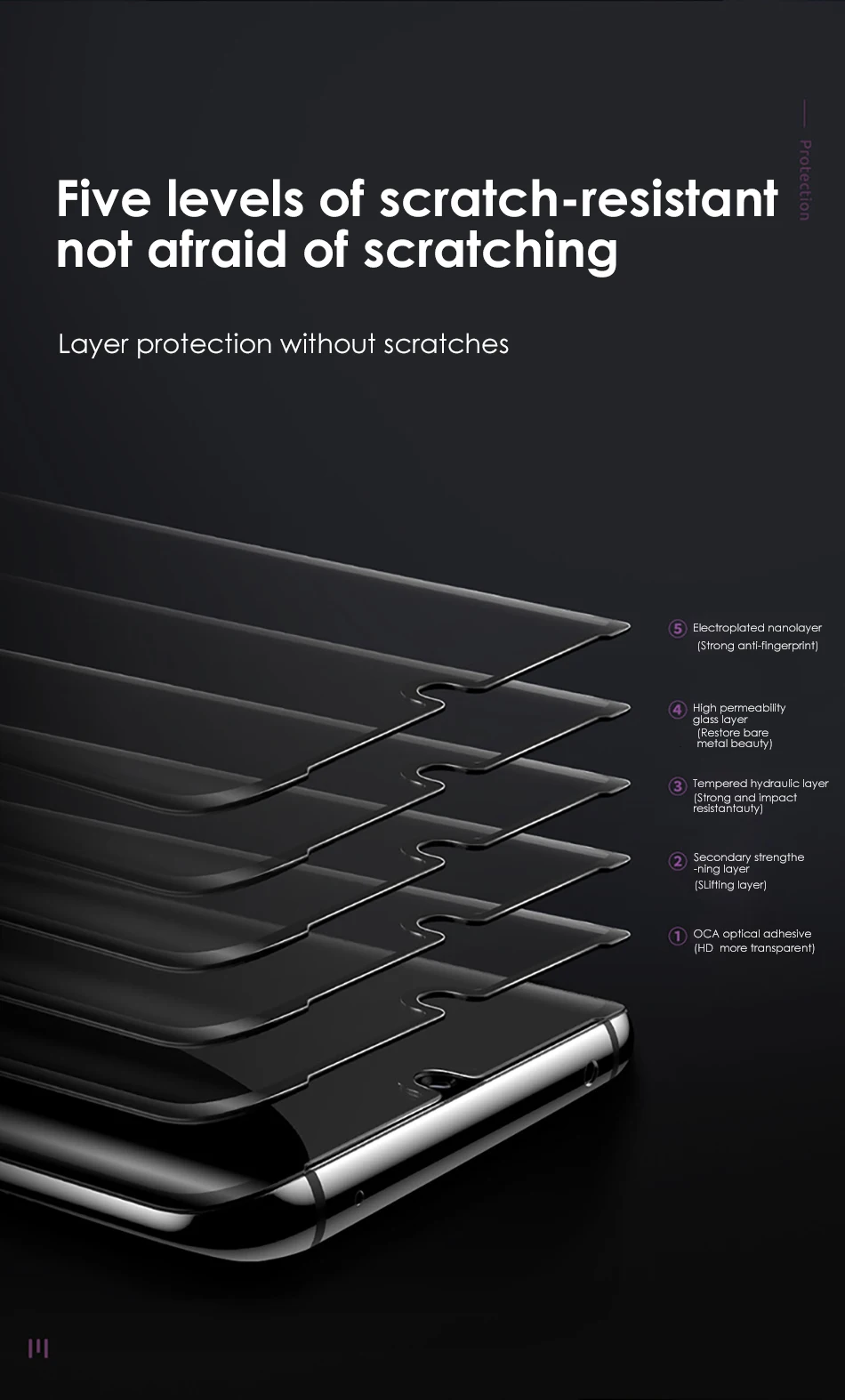 Benks VPRO полное защитное закаленное стекло для huawei P30 с закругленными краями HD 0,3 мм, Защитная пленка для переднего экрана, закаленное стекло для huawei