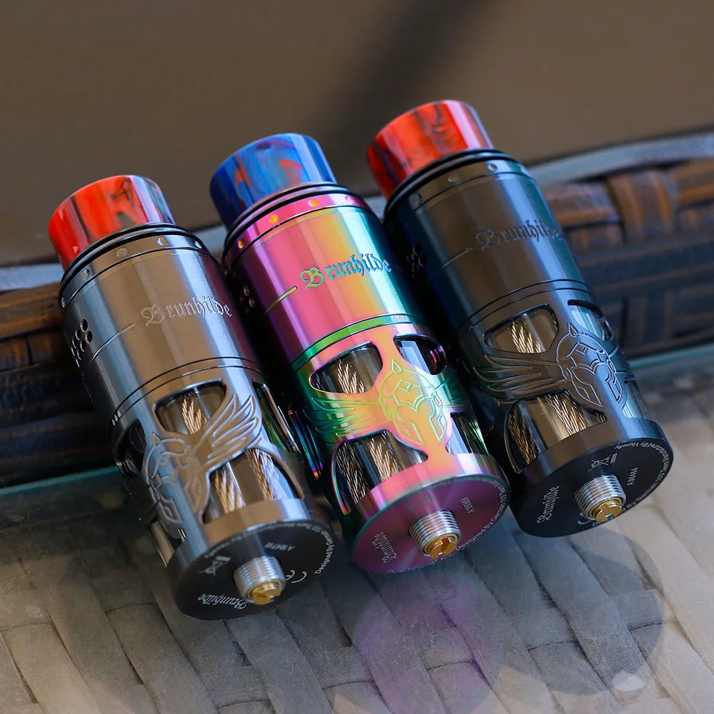 Испаритель Vapefly Brunhilde RTA емкость 8 мл/2 мл с полой конструкцией SS и двойной катушкой