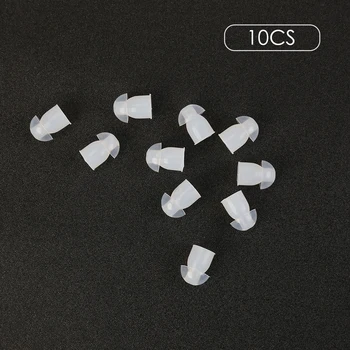 

10pcs Silicone Air Duct Earphone Earplug Mushroom Head Tube Style Hearing Aid Walkie Talkie Earpieces Accessories