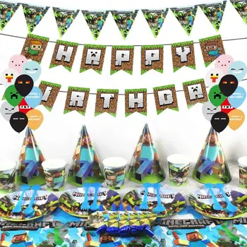 

Pixelated TNT Balloon World Party Supplies Game Latex Party Balloons Birthday Party Decorations Toys For Kids Globos