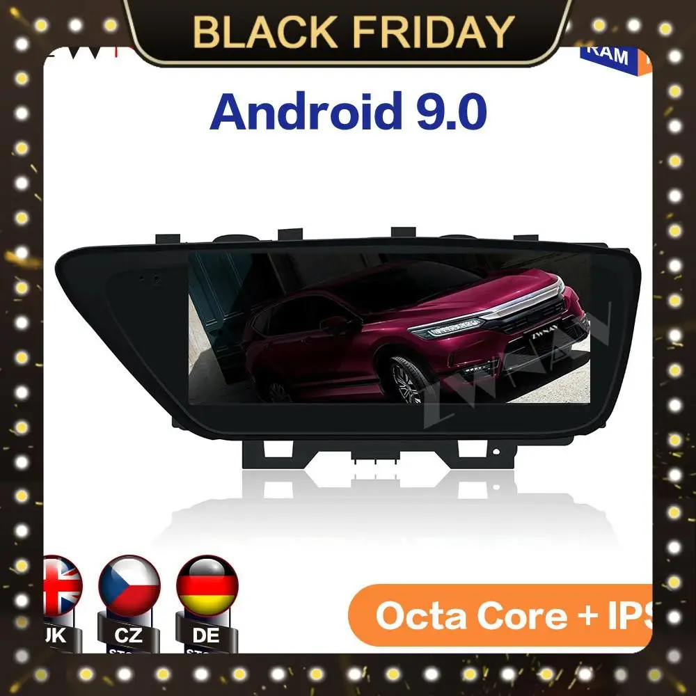 

4+64G Android 9 Car multimedia Player For Lexus ES 2013 2014 2015 2016 2017 car GPS navi stereo radio tape recorder BT head unit