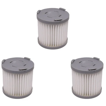 

3Pcs Handheld Wireless Vacuum Cleaner HEPA Filter for Xiaomi JIMMY JV51 JV53 JV83 Vacuum Cleaner-Gray