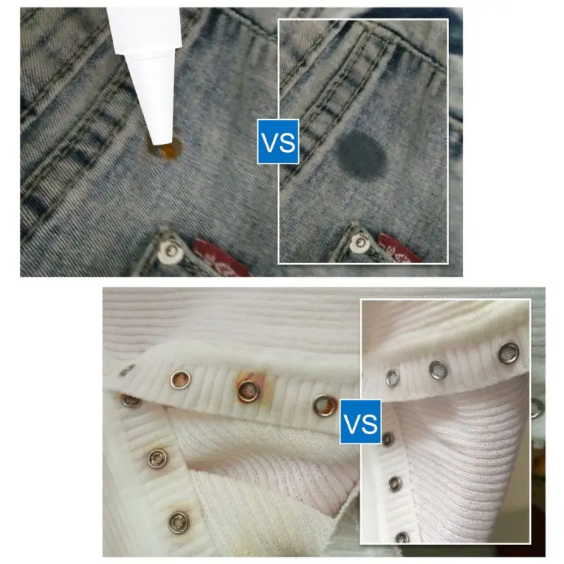 Ткань пятновыводитель от ржавчины без воды Очищающая одежда 30 мл КОРРОЗИОННОЕ удаление моющего средства очиститель