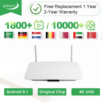 

QHDTV IPTV Subscription Arabic Leadcool Q1404 Android 8.1 IP TV Box Germany Belgium Dutch IPTV Subscription No App Include