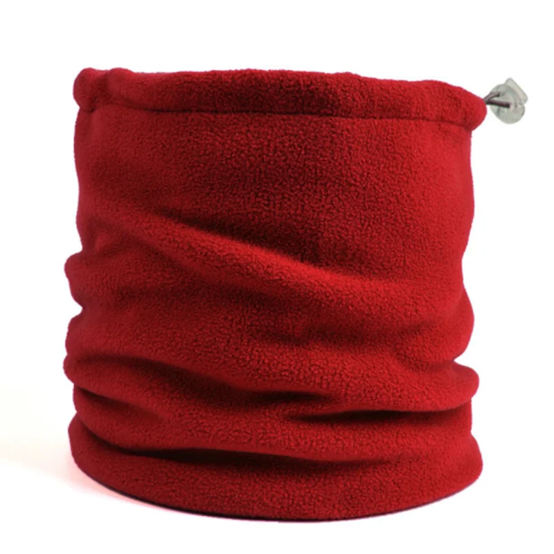 Men Women's Turban Magic Scarf Outdoor Sports Bicycle Riding Headband Bike Cycling Neck Tube Warmer Face Mask - Цвет: Red