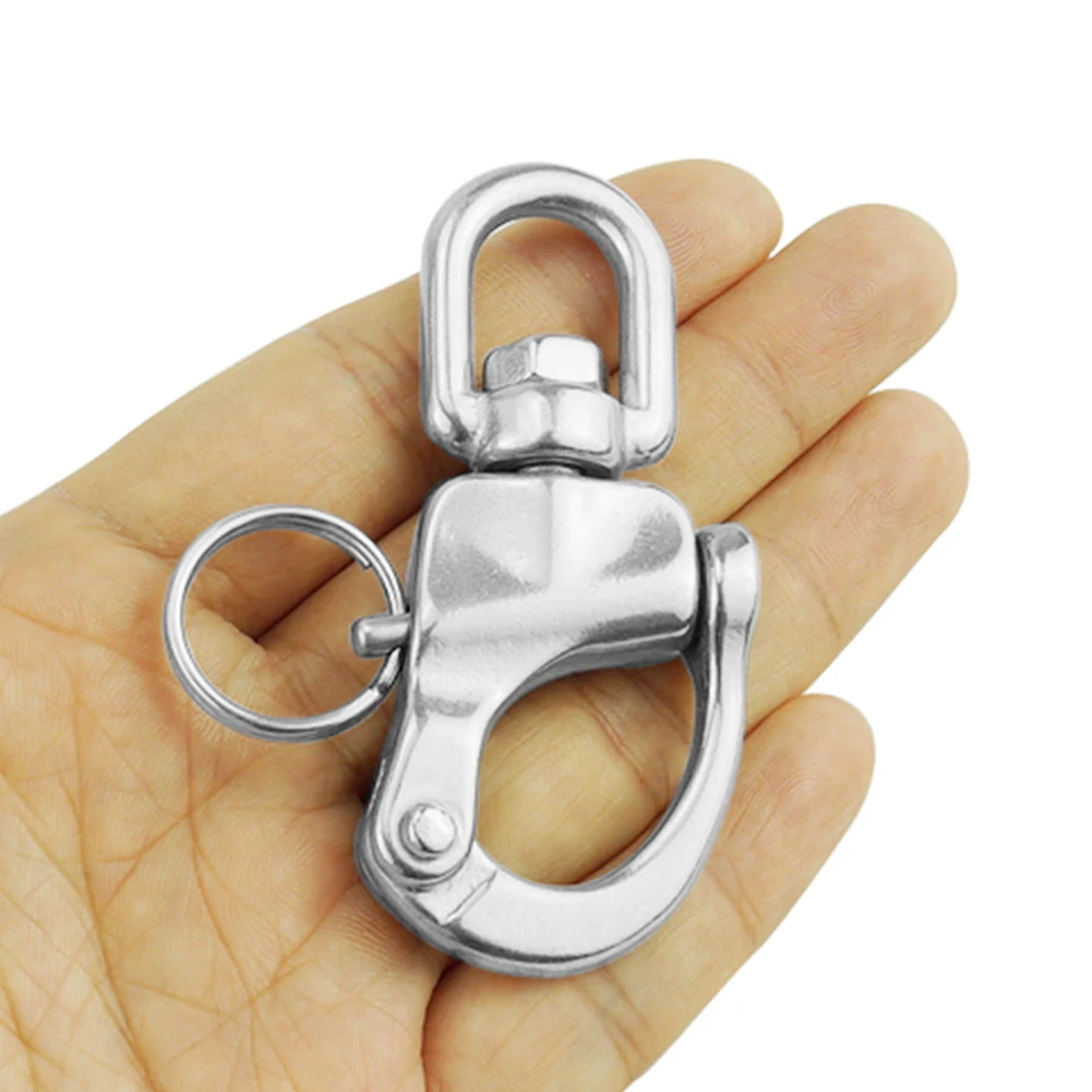 

Architectural Snap Hook Swivel DIY Polished Quick Release Stainless Steel High Strength Marine Boat Chain Corrosion Resistant