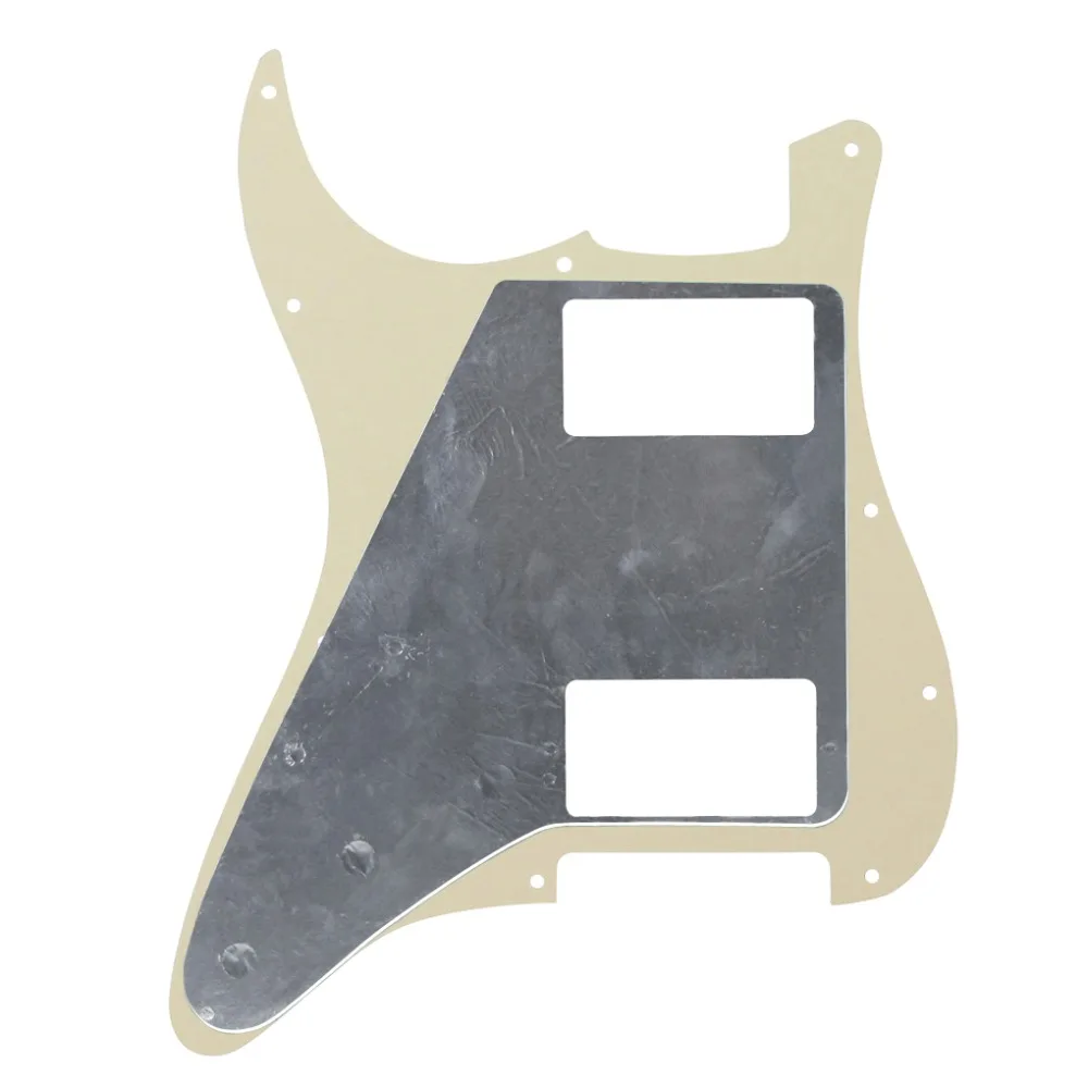 FLEOR электрогитара Pickguard HH 11 отверстий царапина пластина w/Винты для американского стандарта FD Strat Стиль Аксессуары для гитары