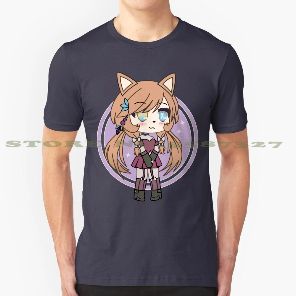 Cute Gacha Girl Foxy Chan Cool Design Trendy T Shirt Tee Gacha Gacha Life Gacha Oc Cute Chibi Girl Manga Gacha Edit Cute Art T Shirts Aliexpress