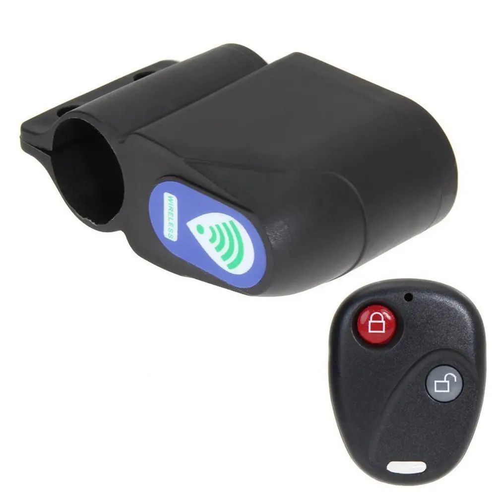 Bicycle Alarm Anti-theft Remote Control Road Bike Excellent Cycling Security Vibration Wireless Burglar Lock Bicycle Accessories