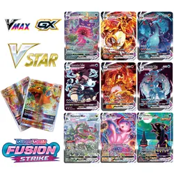 Juego de cartas de Pokémon en Español para niños, colección de Cartas coleccionables, GX, VMAX, entrenador de energía, Batalla, nuevo