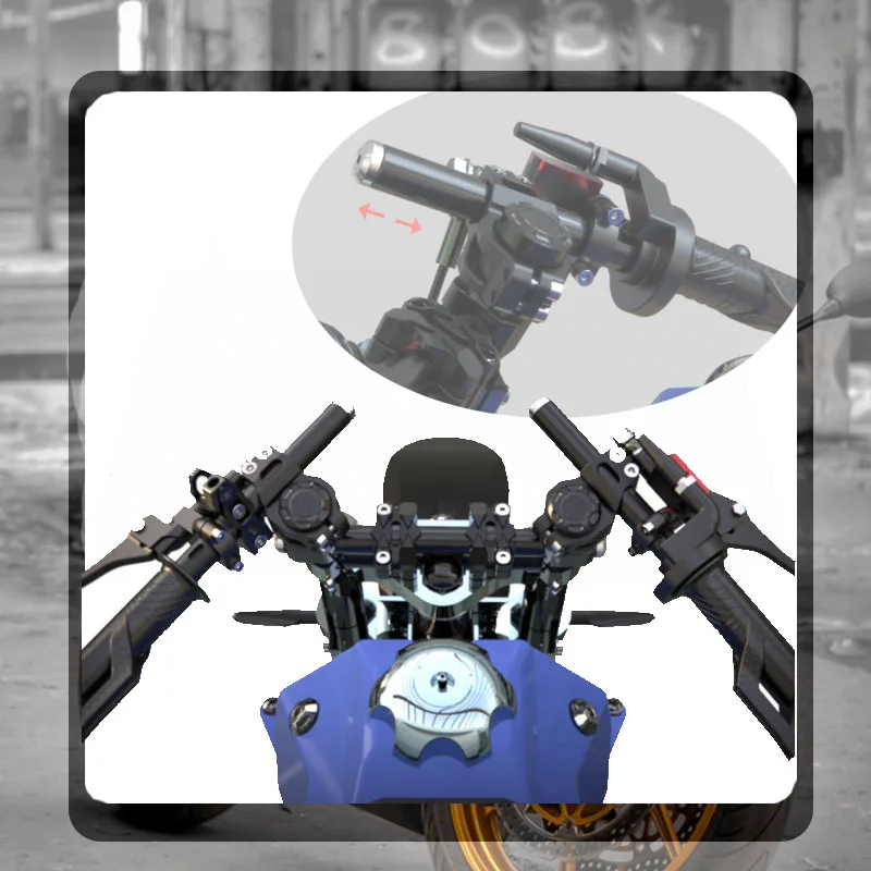 Для мотоцикла CFMOTO NK400 NK650 NK 400 650 аксессуары для мотоциклов 22 мм 28 регулируемый