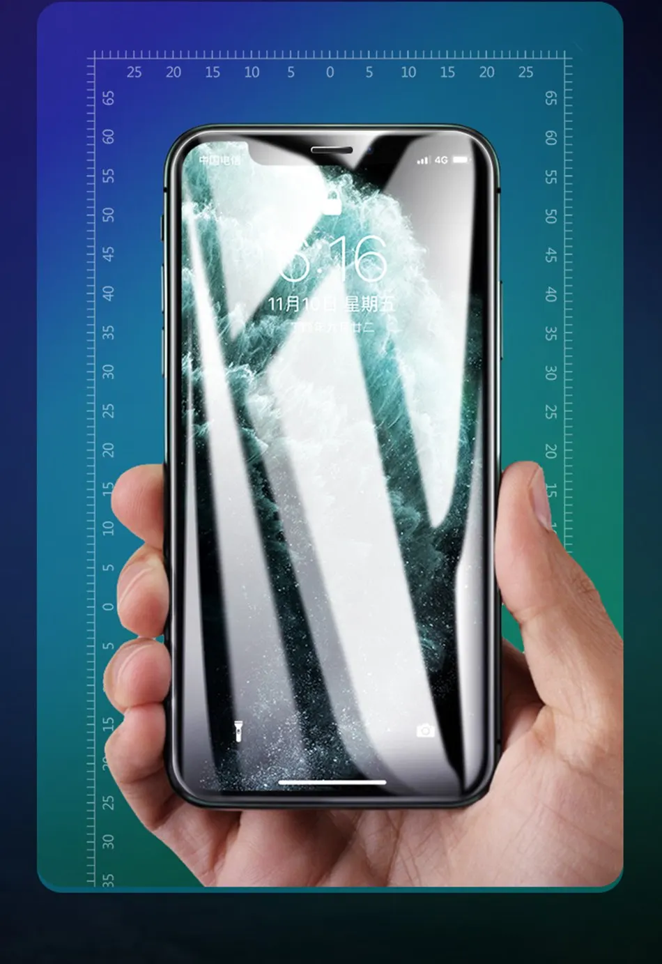 ROCK 2 шт для iPhone 11 Полная защита экрана Гидрогелевая Защитная пленка для iPhone 11Pro полное покрытие для iPhone 11Pro Max