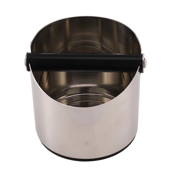 

Stainless Coffee Tamper Knock Box Deep Bent Design Coffee Slag Isn'T Splash Manual Coffee Grinder Coffee Accessories