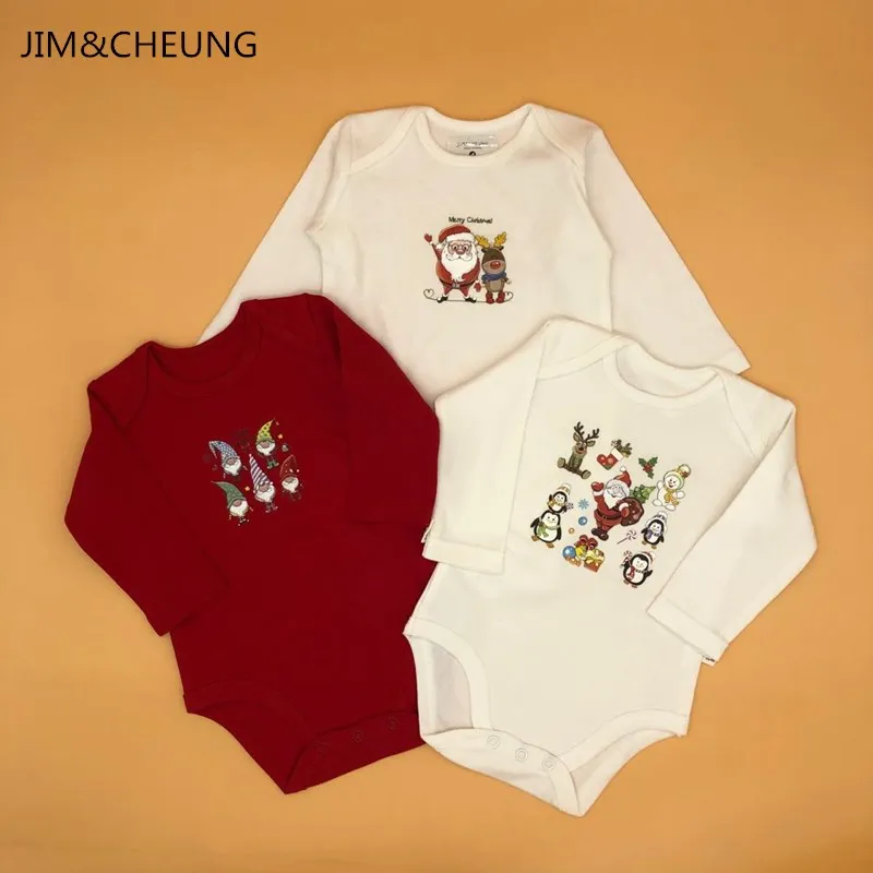 боди для малышей комбинезон малыша детское Мой первый Рождественский