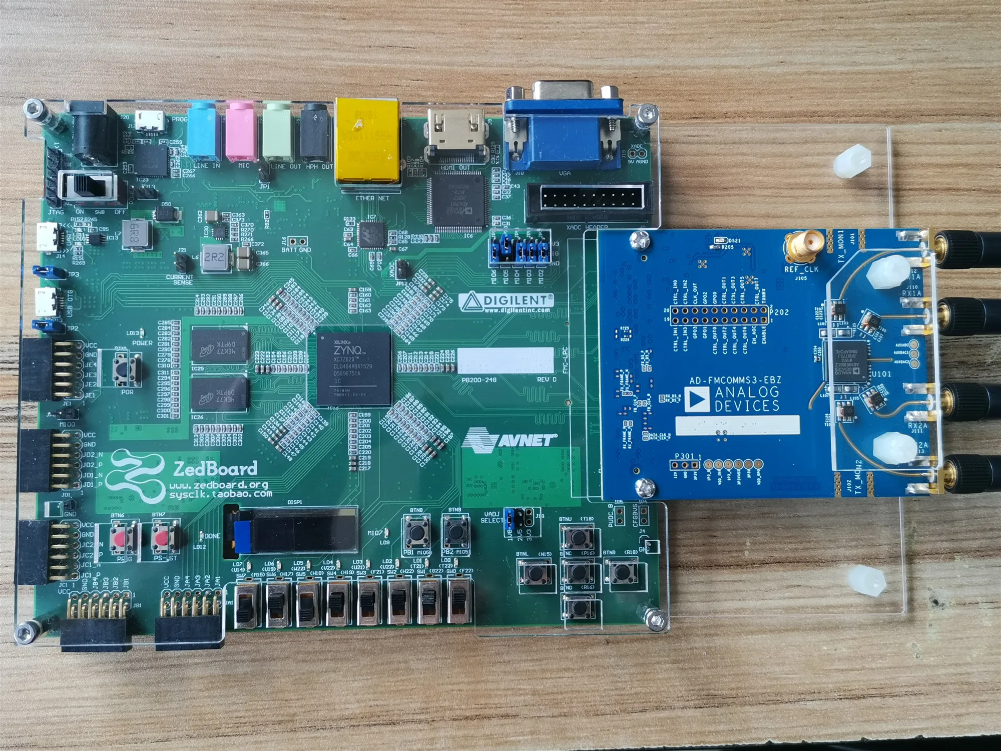 ZEDBOARD ZYNQ XC7Z020 Zedboard + AD9361 платформа для разработки радиочастотного оборудования