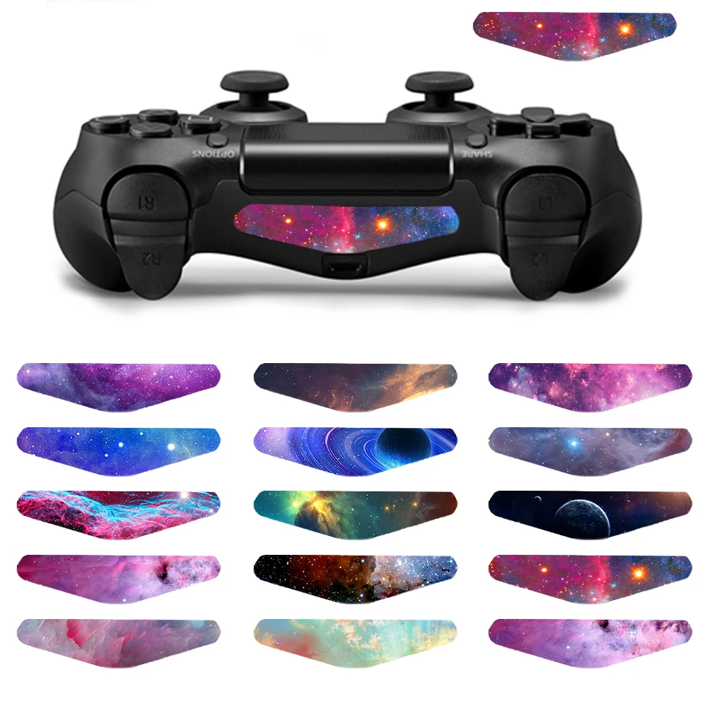 

light bar LED Skin For Playstaion4 PS4 Gamepad light Cover For ps4 Game Controll
