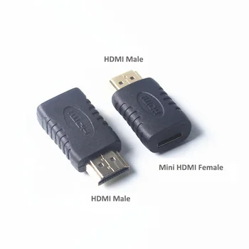 

HDMI To Mini HDMI Connector High Quality Gold Plated HDMI Male to Mini HDMI Female Full HDMI Adapter Converter for HDTV