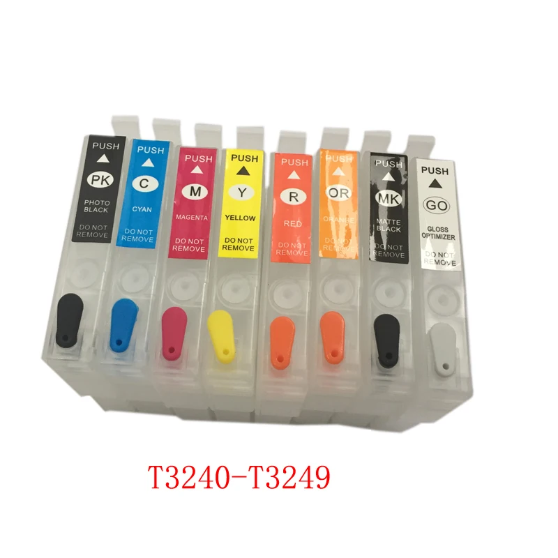 Многоразовый картридж vilaxh Surecolor P400 для принтера Epson с чипом T3240 T3241 T3242 T3243 T3244 T3247