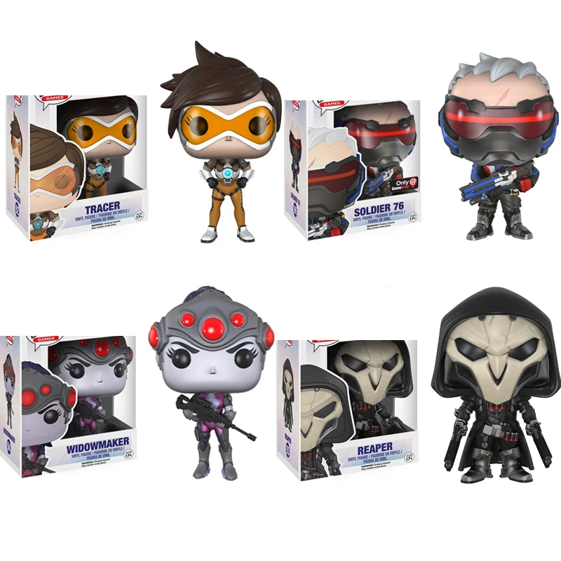 Экшн-фигурка из винила FUNKO OW Game Over Reaper трассировщик вдовец Солдат 76 коллекционные