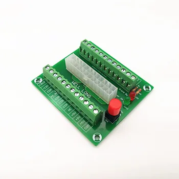 

24/20-pin ATX DC Power Supply Breakout Board Module 24Pin ATX to terminal block.