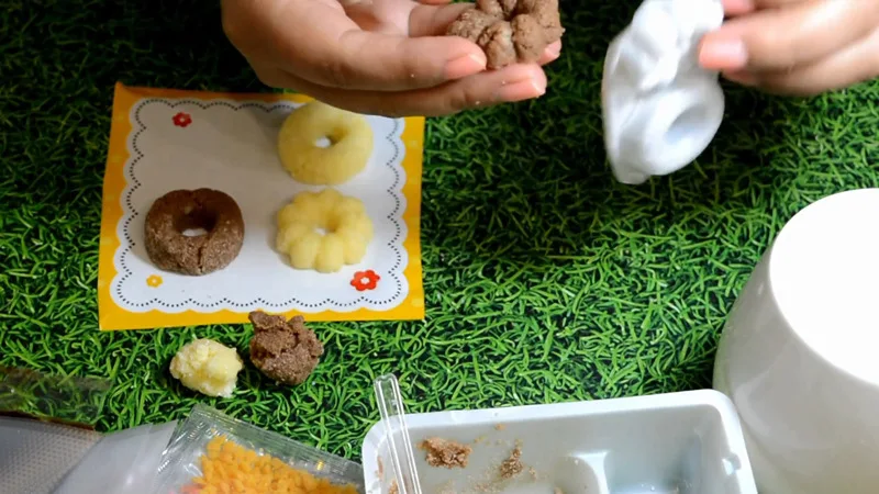 Ненужная микроволновая печь нагрев с высоким запасом стиль Kanebo Япония конфеты игрушка маленькая Лин игрушка Стиль Знаменитостей пончики