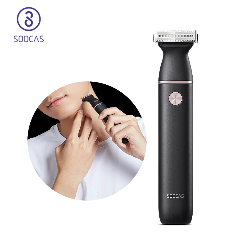 SOOCAS-máquina de afeitar eléctrica ET2 para hombre, maquinilla de afeitar para Barba, recargable, maquinilla de afeitar