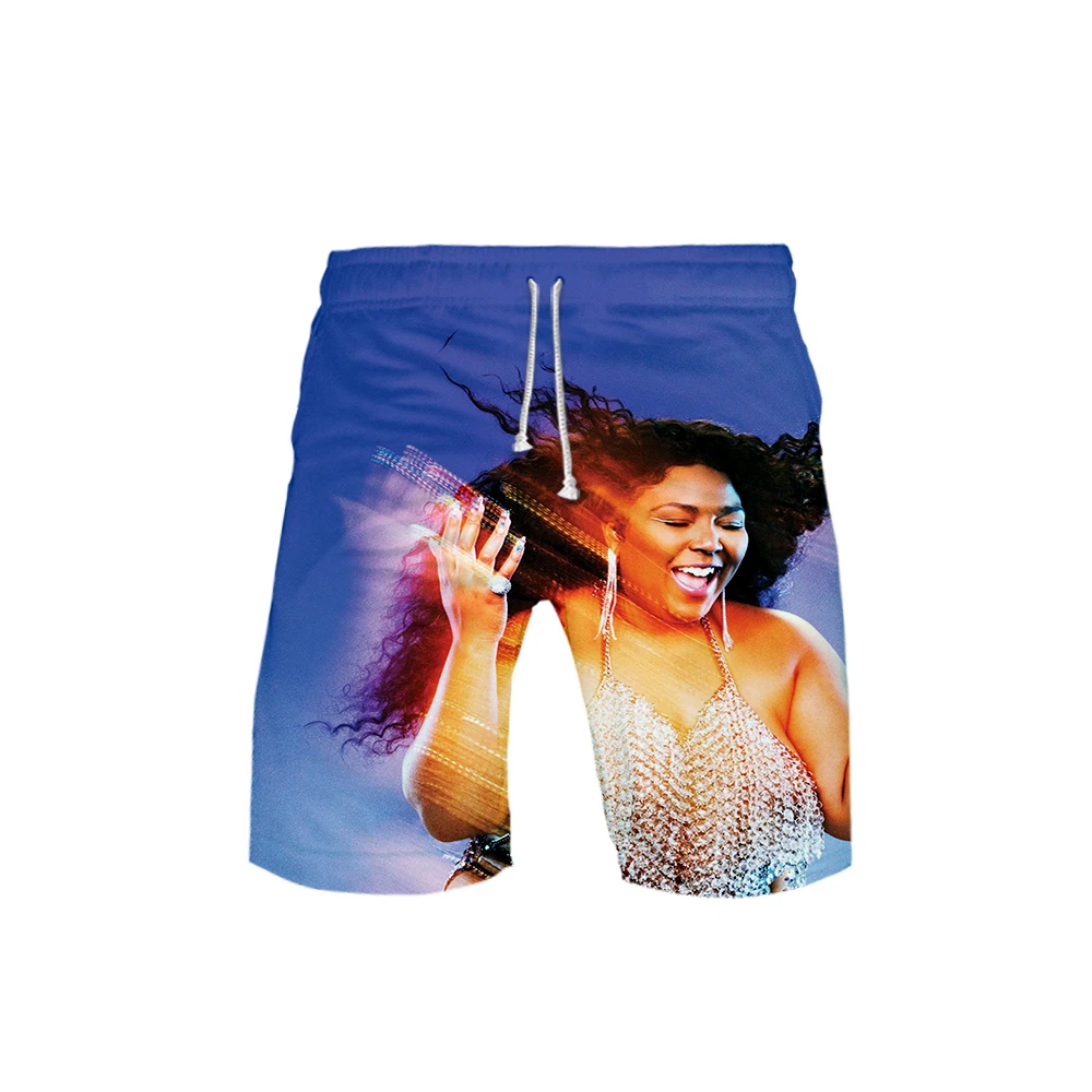 LIZZO 3D мужские шорты для фитнеса бодибилдинга мужские летние спортивные залы тренировка Мужская дышащая спортивная одежда хип хоп Jogger пляжные шорты брюки
