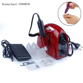 

35000RPM Electric Apparatus for Manicure Gel Cuticle Remover Pro Nail Art Pedicure Machine Milling Drill Bits Grinding Cutters