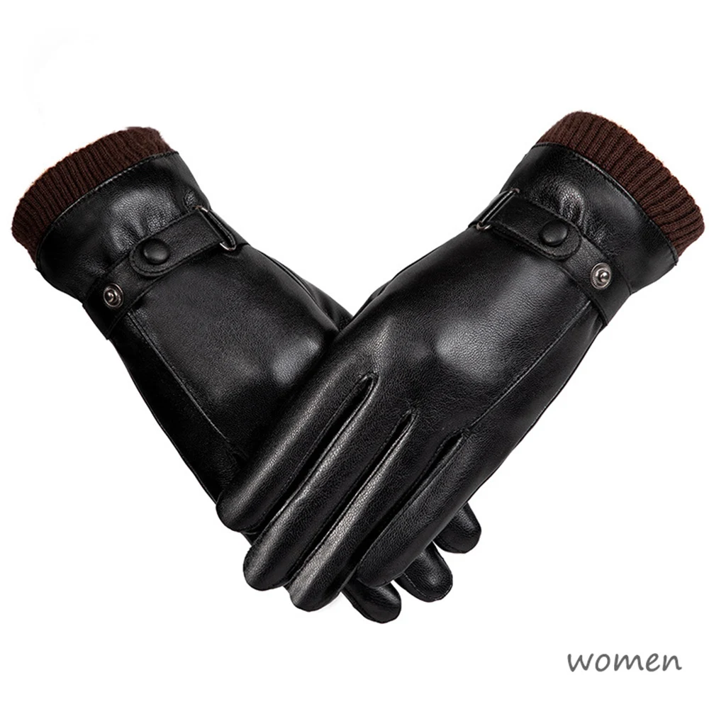 Зимние уличные для верховой езды плюс бархатные теплые мужские перчатки с сенсорным экраном женские модные ветрозащитные модные перчатки дл пар дам