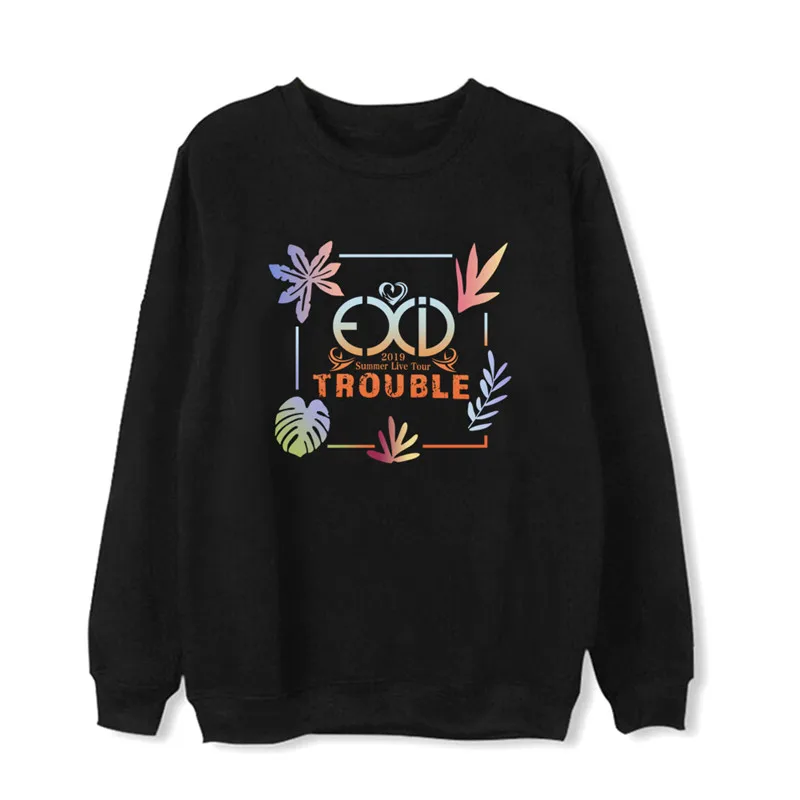 EXID альбом We Summer Live Trouble Concert Весна Осень Печать толстовки Solji Hyerin Yuji Dami Hae Ryeong подарок LJJ657