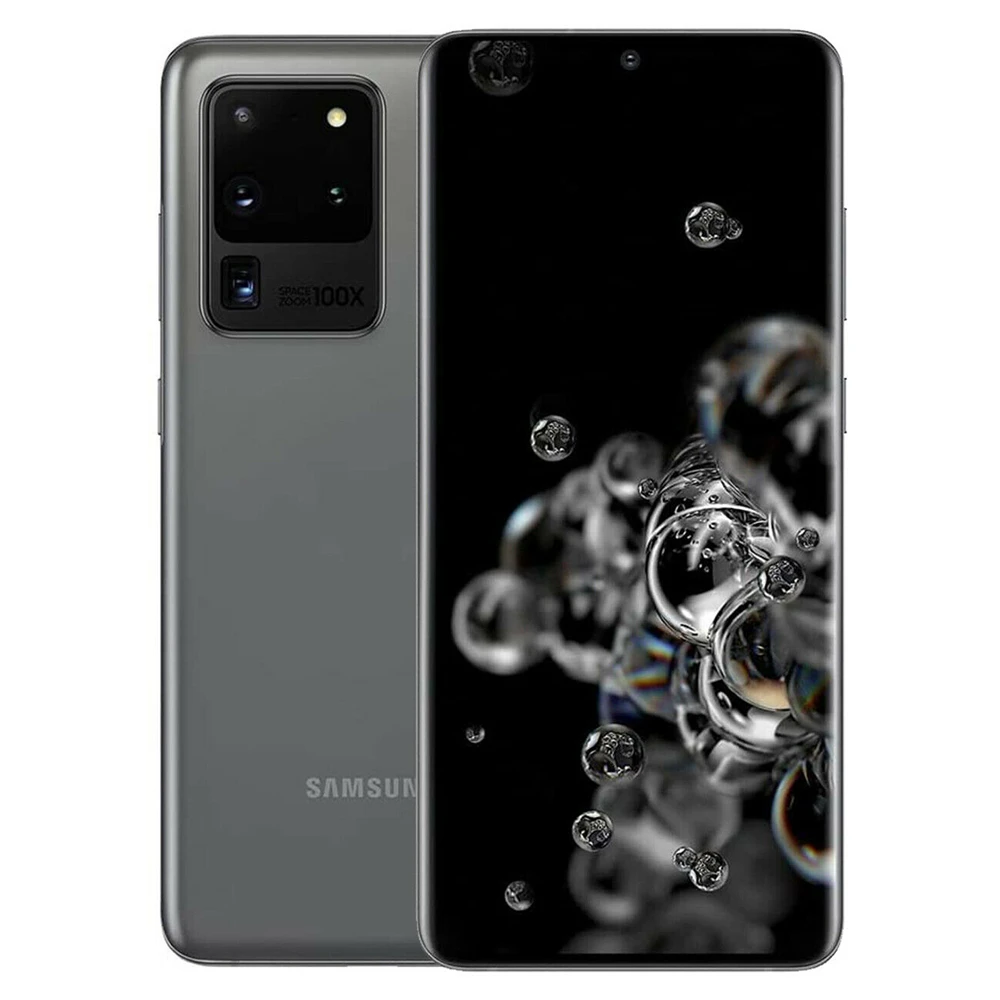 Samsung-Smartphone Galaxy S20 Ultra 5G G988B de 128 Go débloqué, téléphone portable, Exynos 990, Octa Core, écran de 6.9 pouces, double SIM, caméras, 12 Go de RAM, NDavid, eSim 4