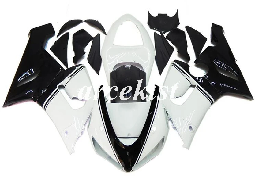 ABS мотоцикл обтекатели комплект подходит для kawasaki Ninja ZX6R 636 2005 2006 05 06 6R ZX-6R Кузов Набор на заказ черный WEST