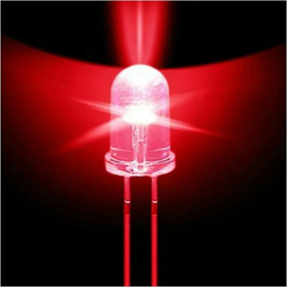 1000 штук 5 мм круглый светодиодный светильник с излучающими диодами красный/зеленый/желтый/белый/синий светодиодный светильник лампа супер яркий