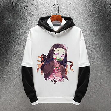 24 Осенне-зимнее пальто с капюшоном и принтом демона: Kimetsu no Yaiba Kamado Tanjirou Kamado Nezuko Kanroji Mitsuri Rengoku Kyoujurou - Цвет: 24